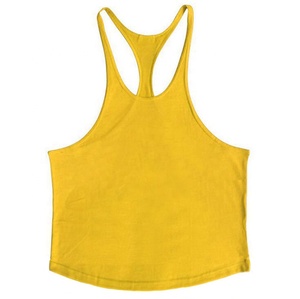 <b>Men</b> Solid Color Fitness <b>Singlet</b> Cotton Sling Vest Gym Wear Printed logo Vests Muscle <b>Men's</b> Sport Vest tank Tops - Product Image 6