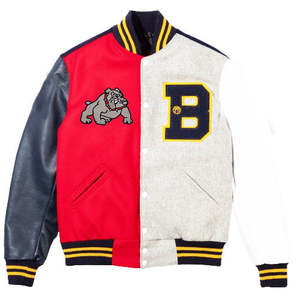 Veste universitaire de nouvelles couleurs, veste d'hiver, 100% laine, col montant, capuche, coupe-vent, pour hommes - Product Image 4