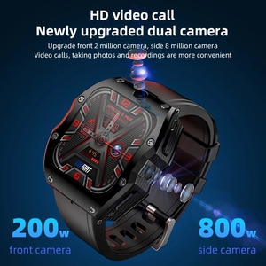 Montre connectée Android <span class=keywords><strong>LOKMAT</strong></span> <span class=keywords><strong>APPLLP</strong></span> 3 MAX, étanche, avec carte SIM 4G, Wifi, GPS, appels vidéo, suivi d'activité physique, caméra, montres intelligentes - Product Image 4
