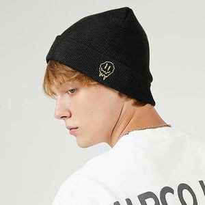 High Quality Unisex <b>Winter</b> Beanie <b>Caps</b> 100% Acrylic Quick Dry Breathable Comfortable Hand Knitted Custom Logo Custom Made - Product Image 2