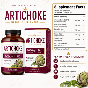 Extracto <span class=keywords><strong>de</strong></span> <span class=keywords><strong>Alcachofa</strong></span> <span class=keywords><strong>de</strong></span> Calidad <span class=keywords><strong>de</strong></span> Exportación 20:1 para Mercados <span class=keywords><strong>de</strong></span> EE. UU. y la UE, Sin OMG, Vegano, Apoyo a la Vitalidad Hepática, <span class=keywords><strong>Precio</strong></span> al por Mayor - Product Image 6