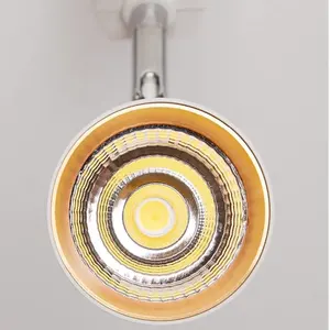 Lámpara de Riel LED Moderna MarthaTimber, Base GU10, Cuerpo de Aluminio y PC, con Instalación Magnética para Oficina, 220V/48V - Product Image 3