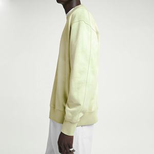 Venta al por mayor de sudaderas de lavado ácido de cuello redondo de lana de peso pesado Vintage para hombre de gran tamaño para la venta de algodón lavado ácido sudaderas Oem - Product Image 4