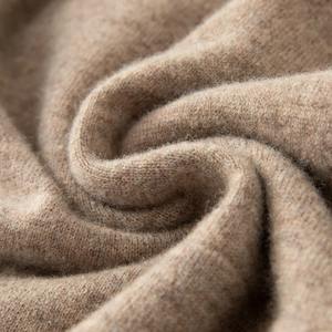 Elegante Sudadera con capucha de ganchillo de otoño e invierno Patrón impreso con bolsillos de canguro Material de poliéster/algodón teñido liso - Product Image 5