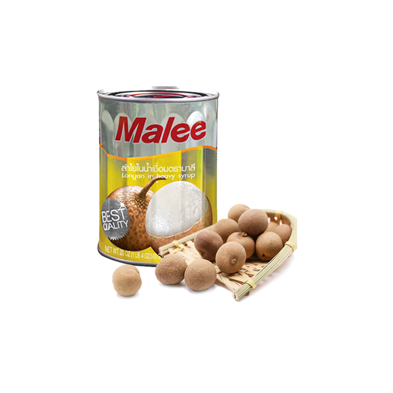 20 унций. Лункан в тяжелых сиропах, Малея, Освежающая Лунган в консервах со стандартным производственным процессом для хранения преимуществ