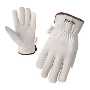 Skatiq SG-1527 HI-VIZ Produit original Gants de sécurité à impact de paume en coton Old School - Product Image 5