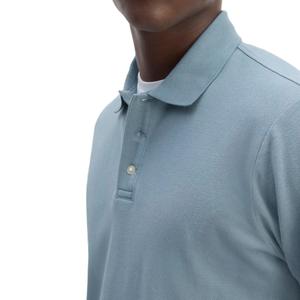 Haute qualité professionnel 100% coton hommes pour polo couleur unie personnalisé Premium vente tissu tricoté - Product Image 4