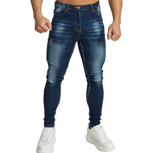 กางเกงยีนส์ทรงตรงผู้ชาย ราคาส่งถูกมาก คุณภาพสูง โลโก้สั่งทำได้ ผ้าฝ้าย 100% เป็นมิตรกับสิ่งแวดล้อม หนานุ่ม แฟชั่นทันสมัย - Product Image 3