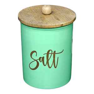 Boîte métallique à succès avec couvercle en bois écologique pour la maison, l'hôtel, la cuisine, le restaurant au prix de gros en Inde - Product Image 3