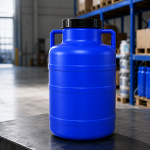 Baril de stockage en plastique de haute qualité de 22 L avec couvercle à vis, tambour compact et durable pour l'eau domestique et les usages de stockage général - Product Image 2