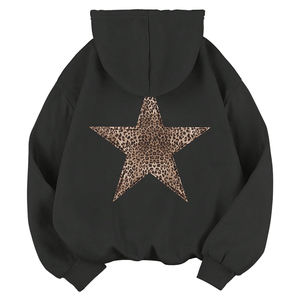 Venta al por mayor de fábrica de estilo informal de impresión de su marca las mujeres baratas de alta calidad con etiquetas personalizadas Mujeres Sudadera con capucha ecológica - Product Image 2