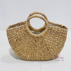 Jacinto de agua natural Moda Casual Tote Bolsos para mujeres con cierre de cubierta - Product Image 1