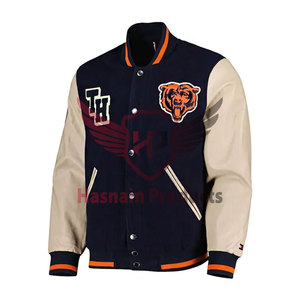 Chaqueta de Águila del equipo de fútbol americano para hombres Varsity venta al por mayor chaquetas de talla grande de equipo personalizado para hombres lo último - Product Image 6