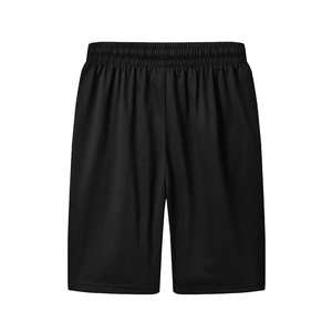 Pantalones cortos de entrenamiento de gimnasio con entrepierna de 7 pulgadas para hombre con bolsillos de patrón sólido informal de tela elástica alta para soporte adicional entrenamiento para correr - Product Image 2