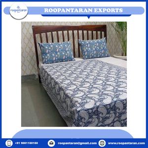 Manta Dohar de Algodón Orgánico de Último Diseño, Tamaño Individual, Estampado a Bloque Personalizado, Tradicional India, Hecha a Mano, Suave y Elegante, Suministro al por Mayor - Product Image 2