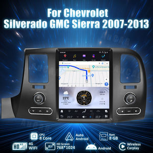 Aucar Tesla 12.1 "<span class=keywords><strong>Android</strong></span> 13 auto lettore DVD navigazione GPS per GMC Sierra Chevrolet Silverado 2007-2013 autoradio Stereo schermo - Product Image 3
