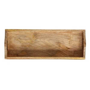 Plateau de rangement et de service unique avec poignées robustes en métal noir, finition lisse, pour cuisine, salle à manger, table basse, décoration intérieure - Product Image 6