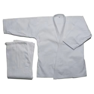 Conjuntos de kimono BJJ teñidos lisos con etiqueta privada personalizada, diferentes tamaños, mangas completas, ligeros, Unisex, de calidad superior, transpirables - Product Image 3