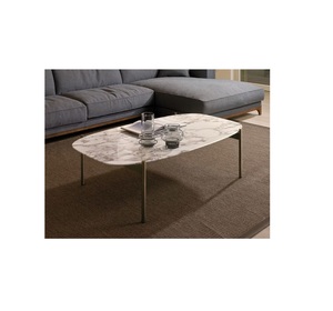 Table de centre en marbre la plus exigeante ensemble de tables basses et hautes pour salon table d'appoint en verre - Product Image 1