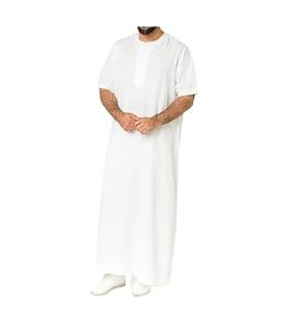 Ropa islámica de Arabia Saudita para hombres de manga larga Juba Thobe Jubba Venta caliente vestido árabe de talla grande - Product Image 1