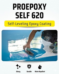 Peinture époxy auto-nivelante Proepoxy 24 kg, résine époxy pour sol en béton, garage, sol d'entrepôt, revêtement - Product Image 2