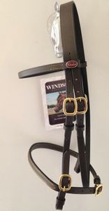 Bride de cheval-Chêne New Cob Brown Bridle Couleur Rembourrage Coutures contrastées - Product Image 6