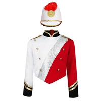 Servicio OEM al por Mayor, Chaqueta Personalizada para Banda de Marcha, Diseño Personalizado de Primera Calidad, Uniformes Transpirables con Hilos de Latón para Bandas de Música