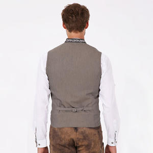 Nouveau meilleur prix de vente hommes Oktoberfest Trachten gilet traditionnel réversible hiver chaud haute qualité gilet sur mesure - Product Image 6