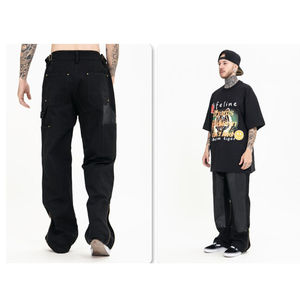 Meilleur choix pour les femmes pantalon léger en similicuir taille haute Style décontracté toile extensible confortable pour un usage quotidien - Product Image 2