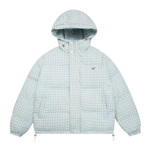 Femmes hiver chaud mi-long mince à capuche fermeture éclair Parkas à manches longues rembourré bouffée veste couleur unie fait peau de mouton coton - Product Image 5