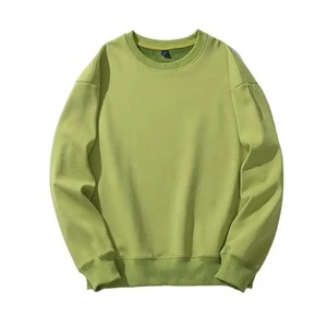 2024 Sudadera de cuello redondo con cuello acanalado y puños Tela Eversoft Logotipo personalizable Diferentes colores Teñido liso para invierno - Product Image 6