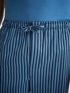 Pijama de algodón a rayas para hombre, pantalones cómodos con cintura elástica, cordón, ropa de dormir, pantalones de casa, ropa de dormir al por mayor - Product Image 5