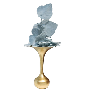 Florero decorativo para el hogar chapado en oro de primera calidad para decoración de mesa de boda florero elegante de diseño único a la venta - Product Image 1
