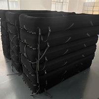 Lit gonflable d'extérieur LLOYDBERG avec support, matelas de camping individuel pliable et portable, lit de camping gonflable confortable et luxueux