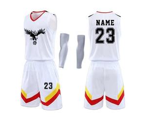Uniforme de basket-ball respirant de haute qualité à la mode pour adultes avec impression par sublimation logo ensemble de maillots de sport - Product Image 6