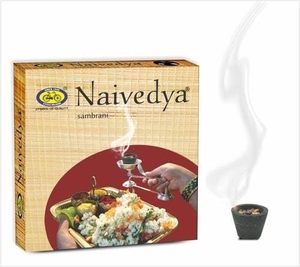 Pure Naivedya Sambrani Dhoop Cups para Pooja Havan Cups para shudhi Home & Festivals Natural Guggal Dhoop 12 tazas + 1 Placa de quemador - Product Image 3