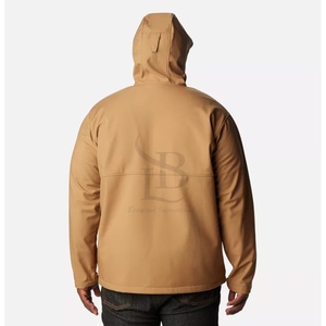 Chaqueta Softshell para hombre con logotipo personalizado, chaqueta Softshell de manga larga para hombre con nuevo diseño, chaqueta Softshell de nailon y poliéster para hombre - Product Image 4