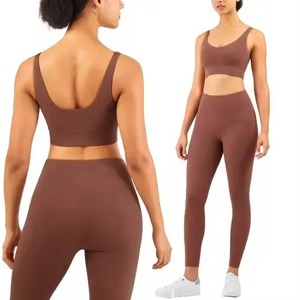 Venta caliente de las mujeres de entrenamiento Fitness Yoga Set Top Trending al por mayor precio barato - Product Image 4