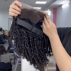 Peluca rizada Pixie china de alta calidad 100% con cabello Remy de encaje transparente, cabello brasileño virgen de VietnamFactory, el mejor proveedor - Product Image 3