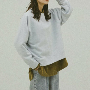 Sweat-shirt à capuche pour femme, coupe ample, manches longues, intérieur en polaire doux pour la chaleur et le confort, style pull, coupe décontractée - Product Image 3