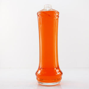 Botella de Vidrio Cilíndrica para Bebidas de 350 ml, 500 ml, 750 ml, Botella de Vidrio Personalizada para Tequila, Licores, Agua con Gas y Bebidas - Product Image 1