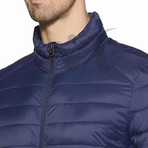 Vente en gros de doudoune pour homme Manteau chaud matelassé léger d'hiver Streetwear Veste d'extérieur en duvet coupe-vent - Product Image 4