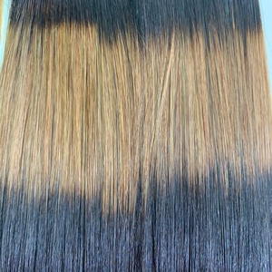 Cheveux humains droits en gros cheveux humains vierges perruques perruques pour les femmes noires couleur ombre humaine - Product Image 5