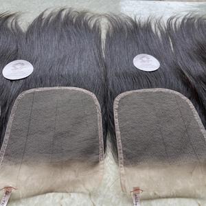 Vente en gros de cheveux humains vietnamiens bruts HD Lace Closure Bone Straight Extensions de couleur naturelle pour femmes noires - Product Image 6