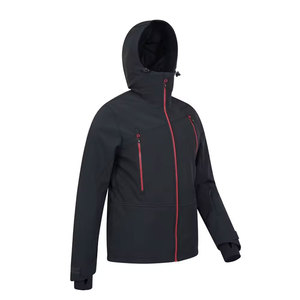 2024 Factory Best Selling Customizable Softshell <b>Jacket</b> High Street Style <b>Winter</b> <b>Running</b> Hooded Canvas Fabric OEM Service - Product Image 2