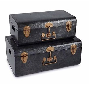 Caja de almacenamiento con forma de rectángulo azul marino, organizador decorativo Premium para dormitorio, cocina, oficina, artículos esenciales, joyería y necesidades diarias - Product Image 3