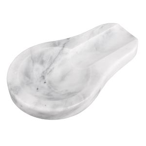 Marble Spoon Rest Holder Modern Design Durable Eco-Friendly Home <b>Table</b> Top Accessory - Product Image 2