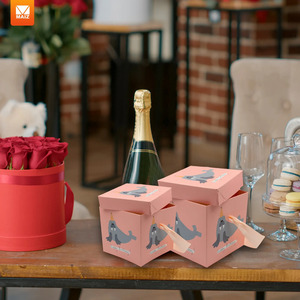 Set di 3 Scatole Regalo in Cartone per Festa di Compleanno a Tema Elefante - Colori Assortiti - Product Image 3