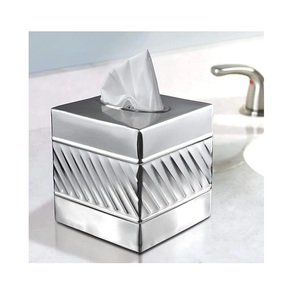 Porte-papier de soie aspect traditionnel utilisation finie en métal pour la vaisselle de bureau porte-mouchoirs à bon prix - Product Image 5