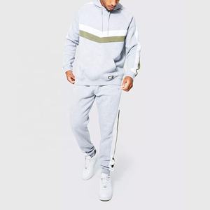 Conjunto Deportivo Casual de Otoño para Hombre, Color Sólido, 2 Piezas, Sudadera con Cremallera, 100% Algodón, Secado Rápido, Nuevo Estilo, Venta al Por Mayor - Product Image 1